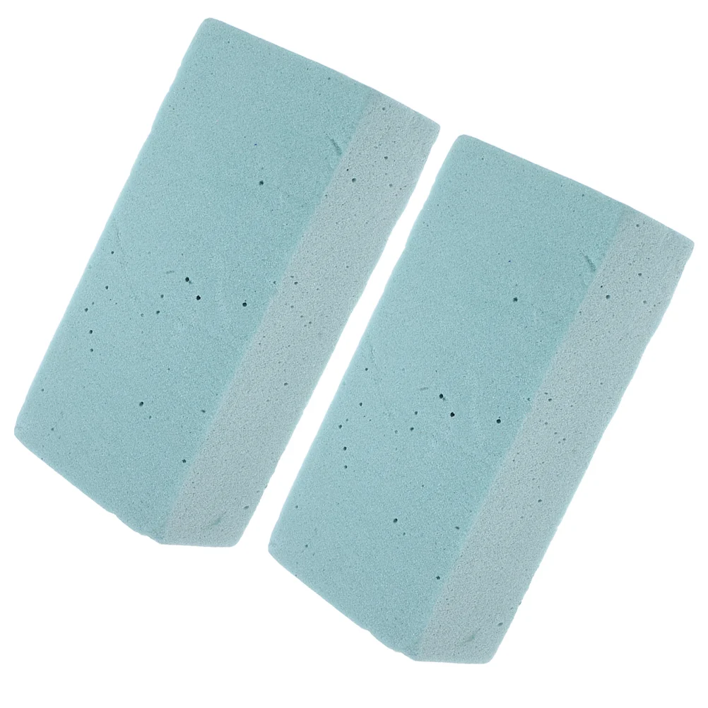 

2 PCS Flower Arrangement Clay Board Floral Foam Brick Dry and Wedding Bouquet Supplies Light Green Accessories