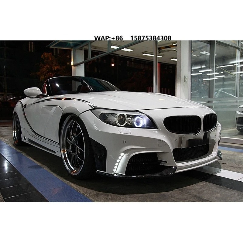 

Fiber Glass Rowen Style Front Rear Bumper Side Skirts Body Kits for E85 E86 E89 Z4 Car Parts