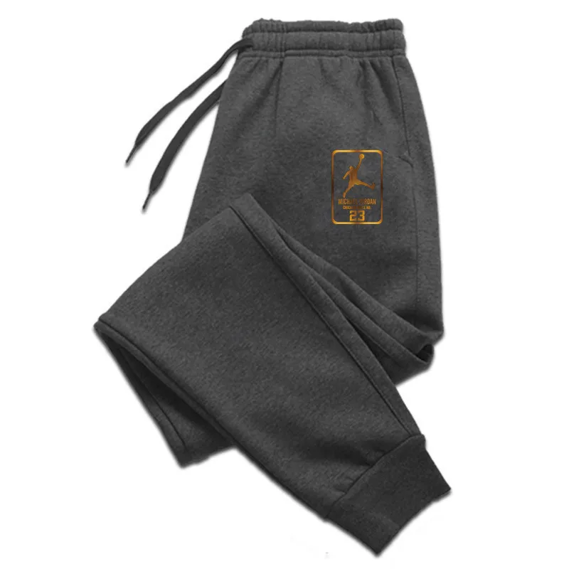 Men Long Pants Mens Casual Drawstring Warm Sweatpants Soft Sports Jogging Autumn And Winter Clothing 5 Colors S-3XL