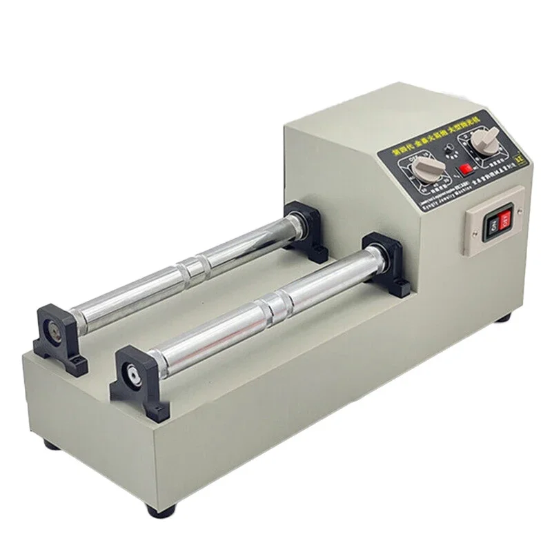 2025 KT-1320 المزدوج طبل بهلوان دوار طاولة دوارة آلة تلميع البولندية 11 كجم مجوهرات برميل التشطيب الملمع