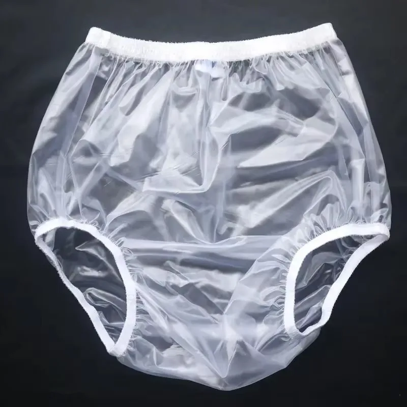 Anti-perdite laterali Pannolini per adulti Intimo Donne anziane Periodo mestruale Incontinenza incinta Slip alti in plastica Impermeabili