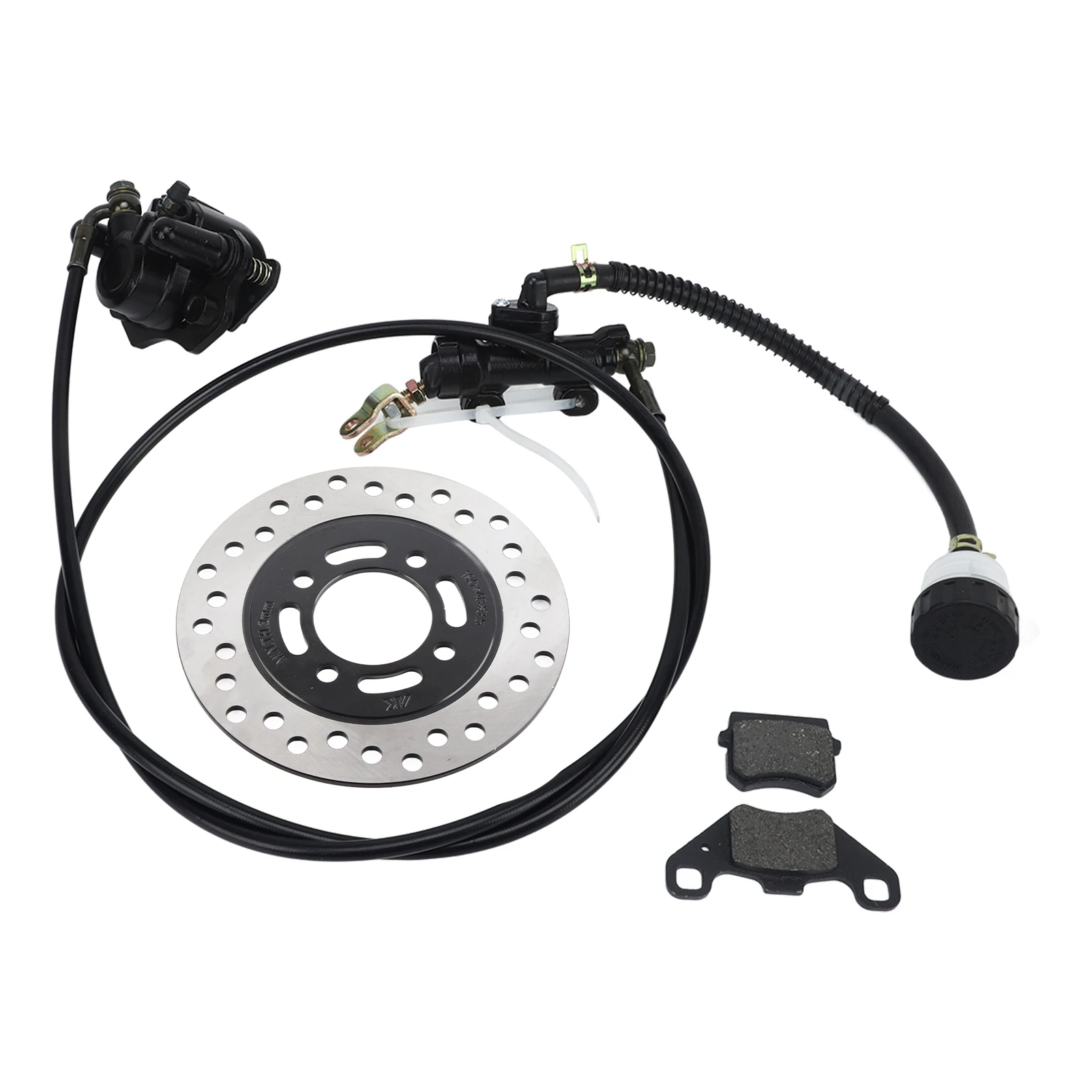 

Комплект гидравлических дисковых тормозов для квадроциклов, мотоциклов и картов 50-250 куб. см, для Taotao, Kazuma, Roketa, Sunl, с дисковым ротором и суппортом