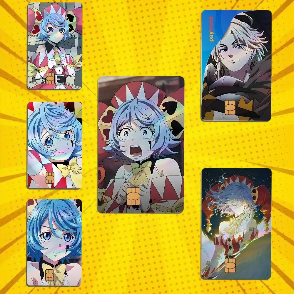 Luce rubis Tsuihou Ruche Luvis High Quality Anime Laser PVC Sticker Film Skin Cover For Metro Debit Credit Card  Access Card