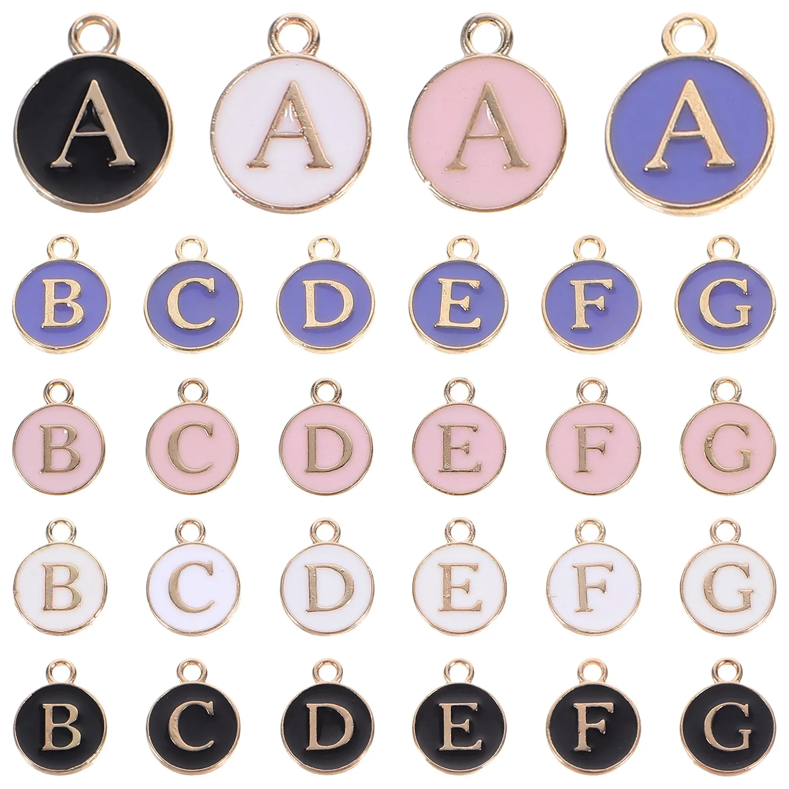 

104 шт. подвесок-букв из сплава для изготовления украшений, кулоны для рукоделия, аксессуары для ожерелий и браслетов, подвески-буквы, алфавитные шармы