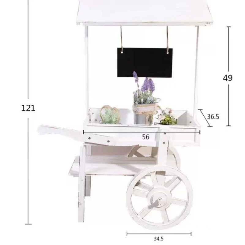 Bucket Terrace Plant Shelf Room Decoration Wooden Tomato Plant Stand Art Display Soporte Para Plantas Front Porch Furniture