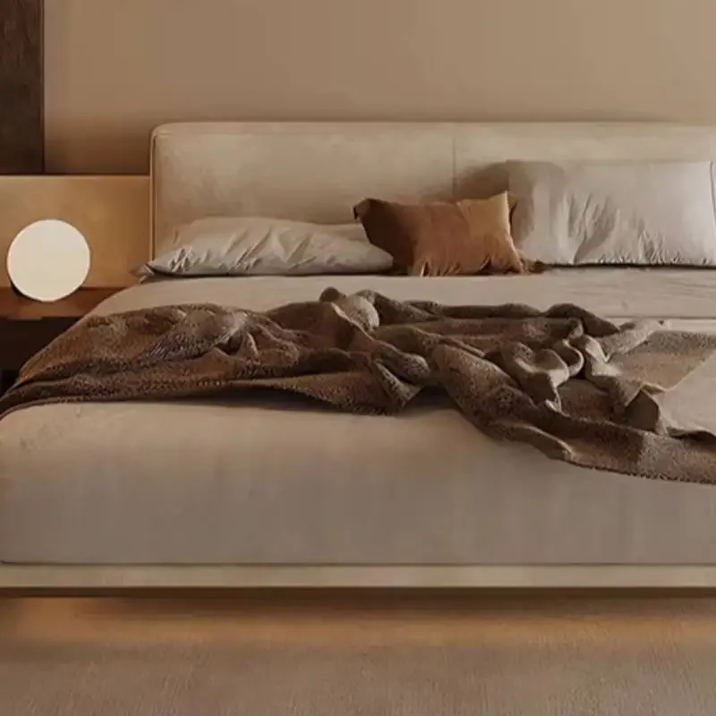 

Двуспальная кровать Heavy Designs (Австралия) с элегантным дизайном, плавной формой и встроенным хранением, современная деревянная мебель для дома