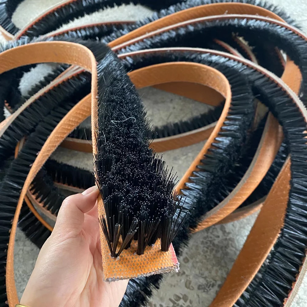 Imagem -02 - Seda de Nylon Tira 50 mm Cinto Escova Industrial Escova Industrial Escova de Remoção de Poeira Escova de Limpeza da Linha de Produção da Correia Transportadora