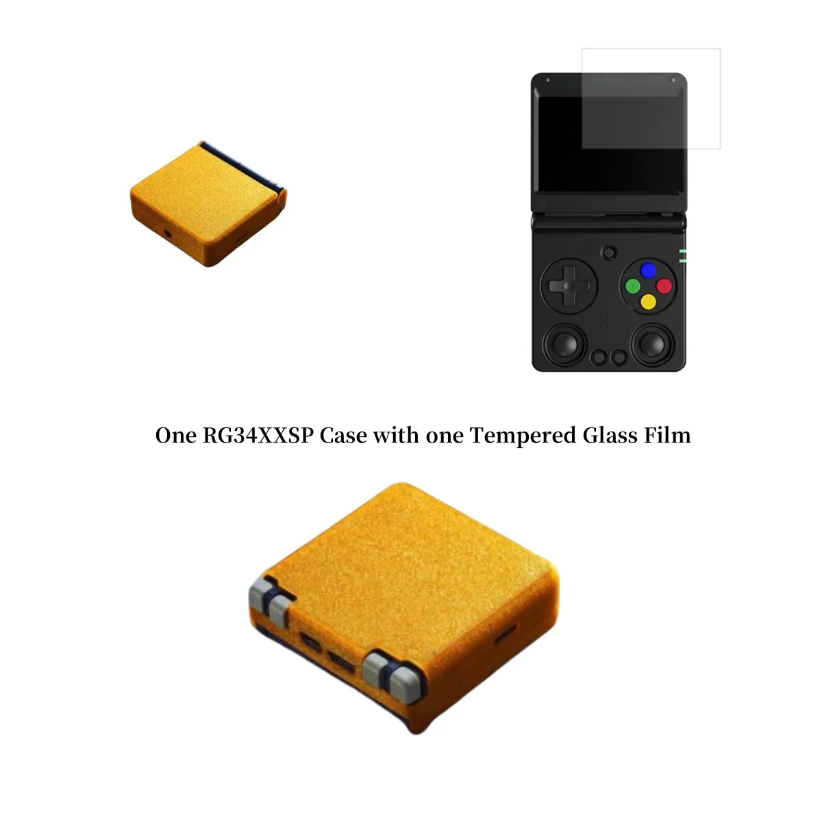 For Anbernic RG34XXSP Protective Cover Case Mini RG34XX SP Game 