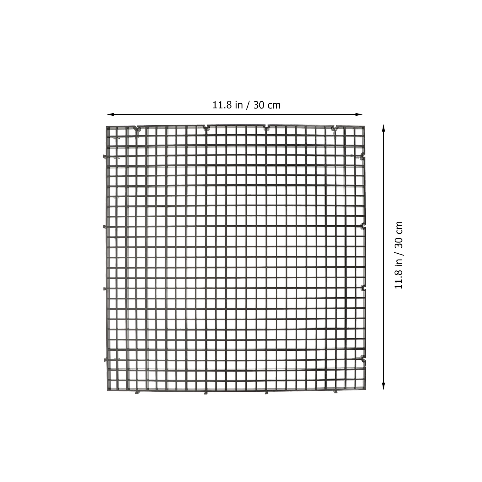 

Fish Divider PVC Isolation Board Aquarium Grid Separator Bottom Filter Tray Multi Hole Design Easy Installation Practical