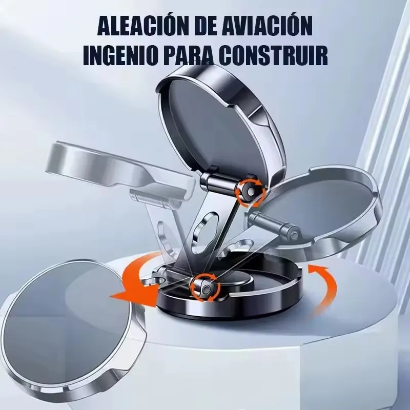 Magnetic Mobile Phone Stand Holder Foldable Car Phone Holder 720° Rotation Round Bracket iphone accessories Android