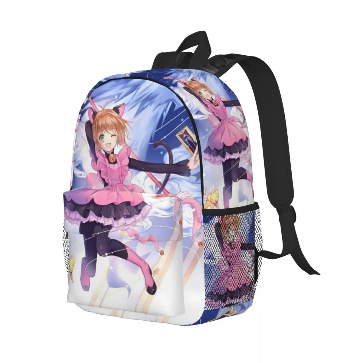 Cardcaptor Sakura Magic Circle Printed Lightweight Casual Schoolbag For School, Outdoor, Shopping, Office 15inch