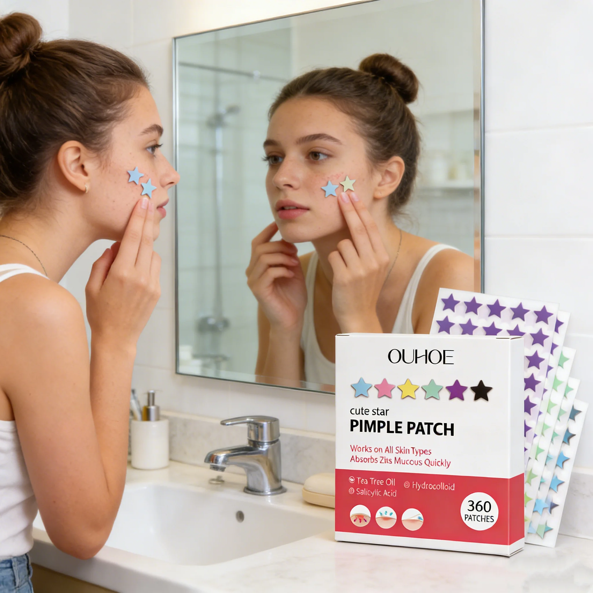 360 patchs étoiles hydrocolloï - Hydrocolloid Acne Patch avis et prix