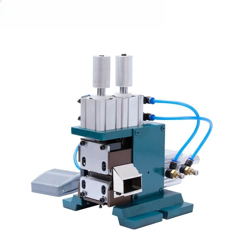 

Efficient Sturdy Durable Small Electrical Peeling Device Inner Cores Cable Stripper Vertical Pneumatic Wire Stripping Machine