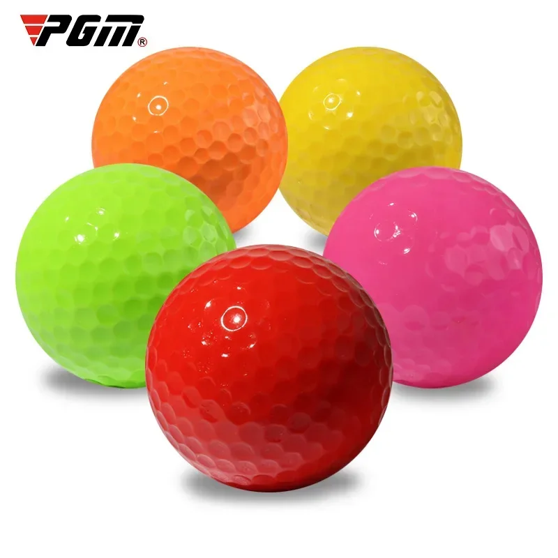 PGM 10 PCS Professional Practice Golf Balls Course Play Toy Indoor Outdoor Training Colorful Balls Q014