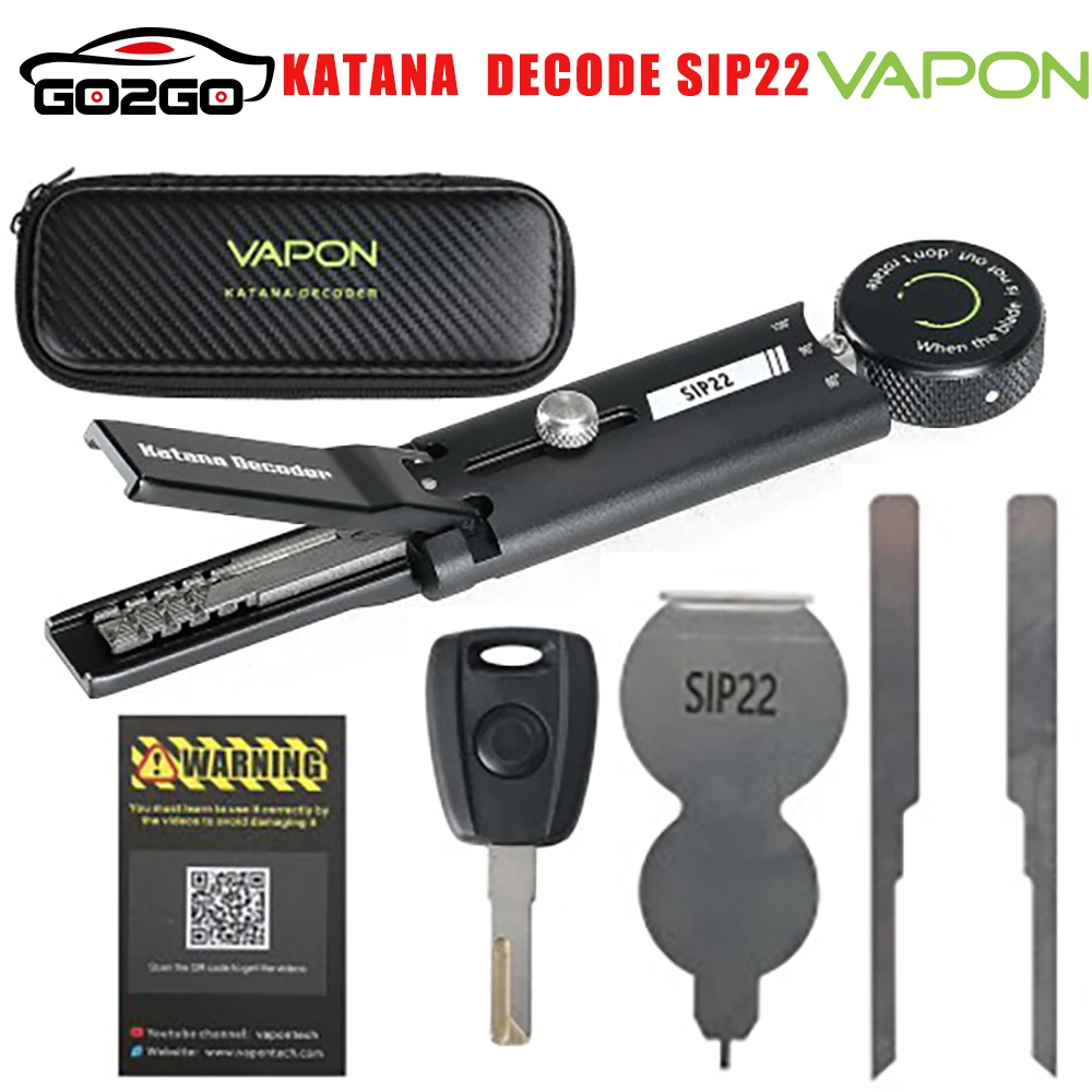 2024 Vapon Katana Decode-r HU66 Gen2 for-VW Porsch-e Bentley-Lamborghini, HU92 for-BMW E Series, SIP22 For FIAT ślusarskie narzędzia