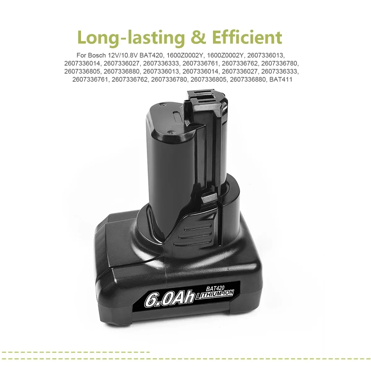 For Bosch Battery BAT420 Rechargeable 12V/3.0Ah/6.0Ah Li-ion Battery For Bosch BAT411 BAT412A BAT413A Power Tool Battery