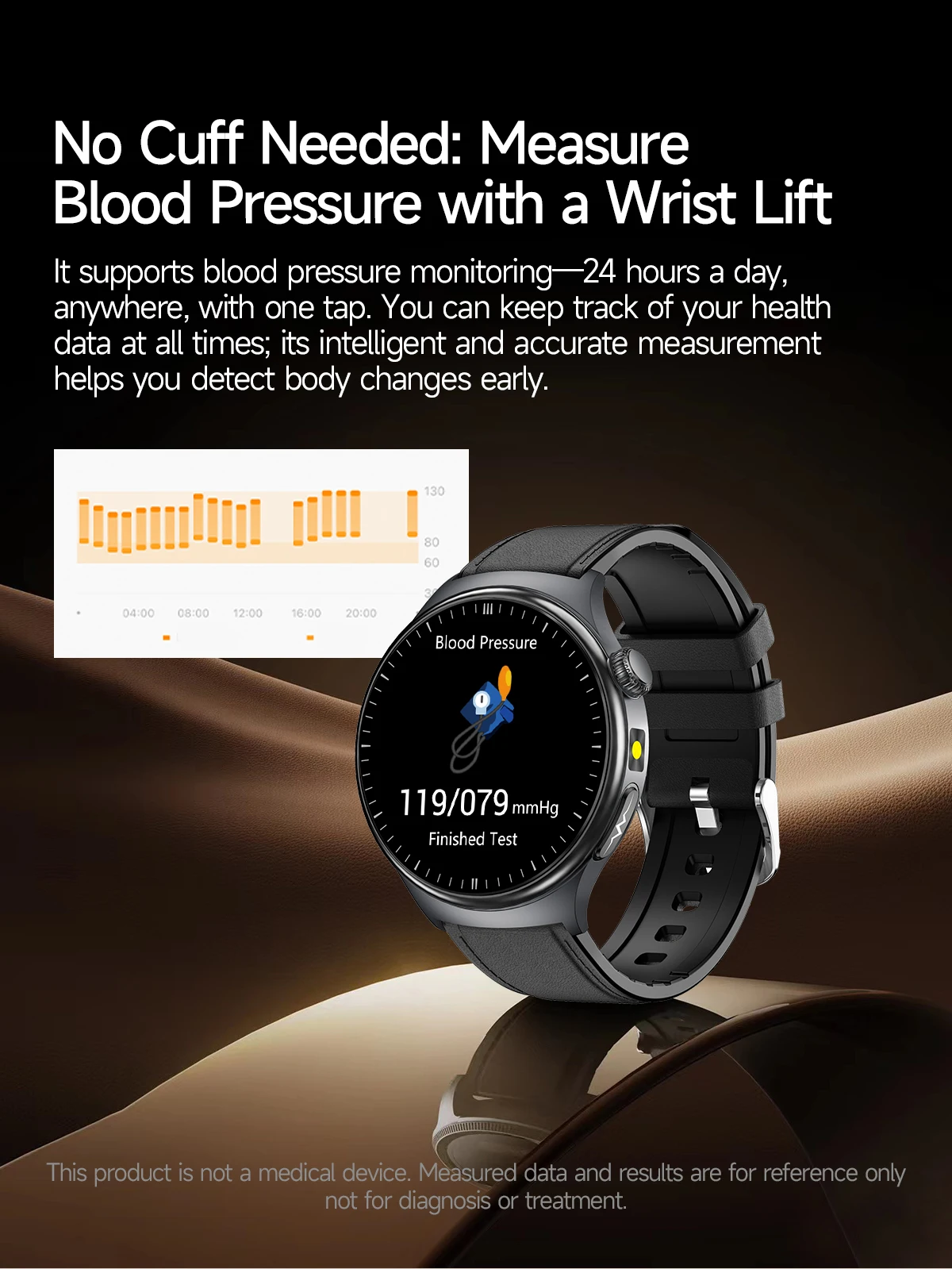 Präzise Mikro-Physikalische Untersuchung Gesundheits-Smartwatch Blutdruck Harnsäure Körperfett Fünf-Organ-Analyse Anrufuhr für Männer und Frauen – Detail 15