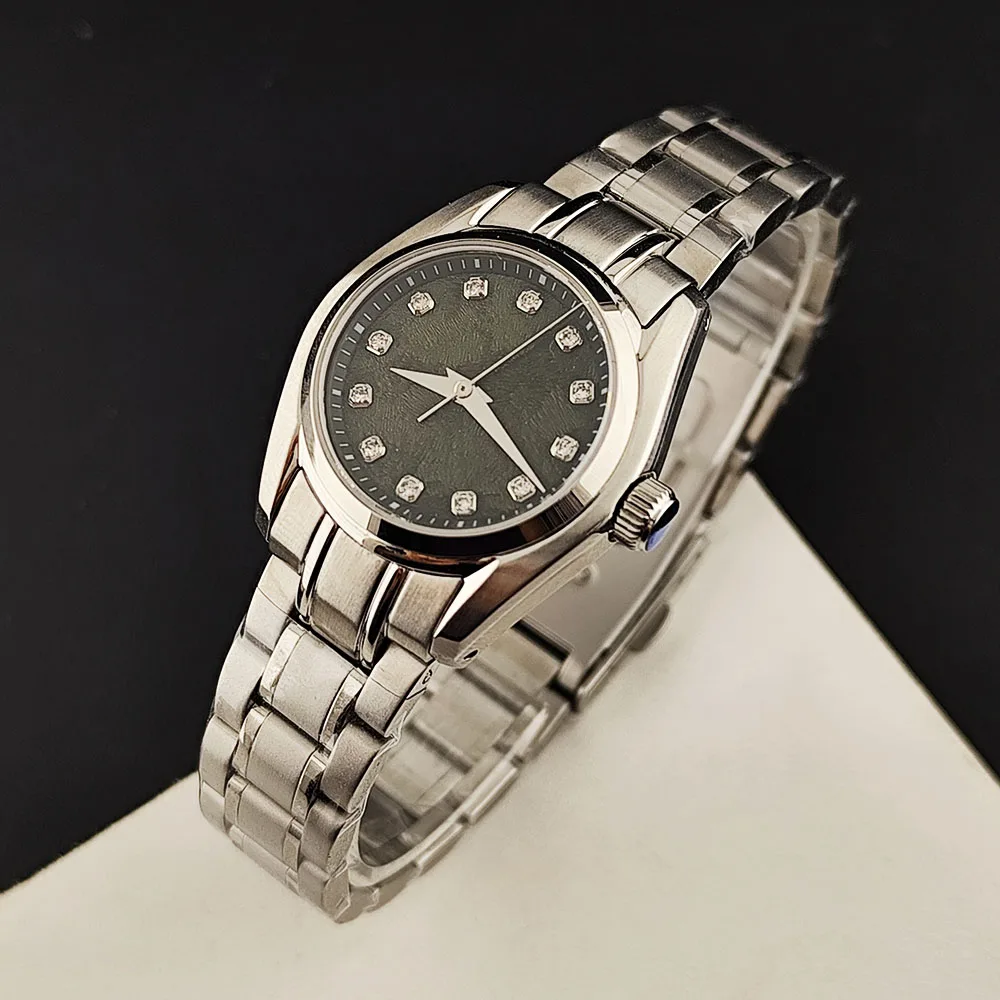 2026 NH05 Cherry Blossom Texture Dial 29.5mm Watch ladie's Stainless Steel Watch Customized Logo Accessories NH05 Movement view 5
