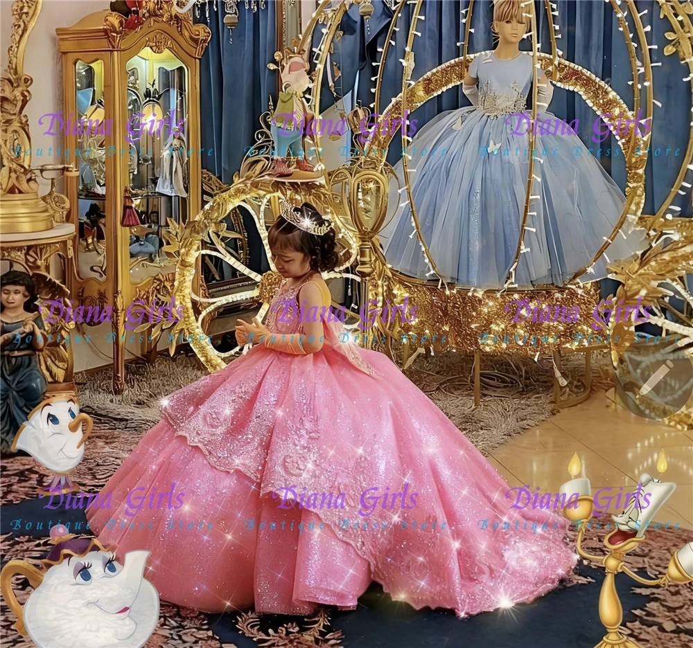 precioso-vestido-de-nina-de-flores-de-calidad-tul-rosa-apliques-dorados-esponjosos-para-fiesta-de-baile-de-boda-vestidos-de-princesa-para-ninas-y-cumpleanos