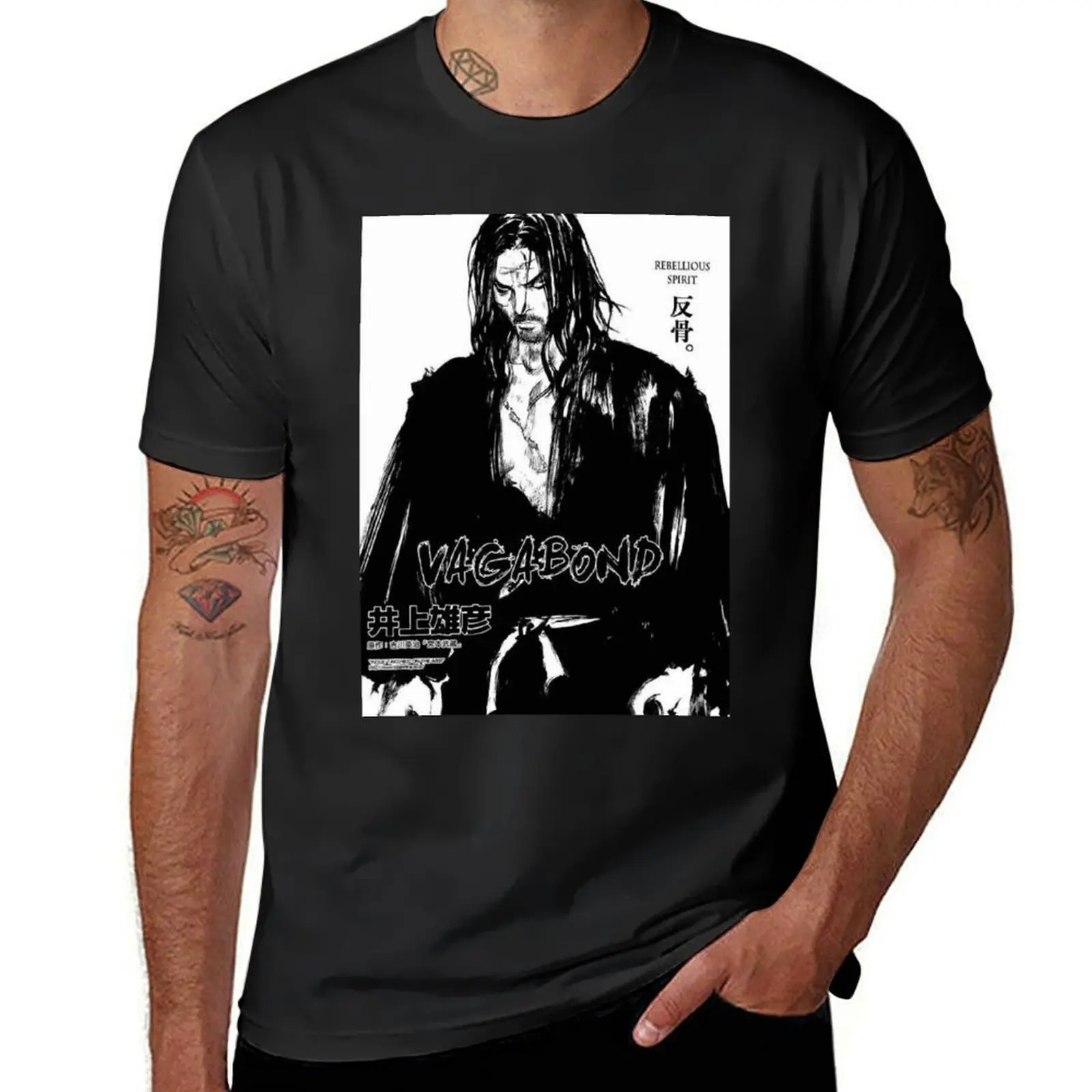 

VAGABOND T-Shirt customs design your own Short sleeve tee graphics oversized t shirts for men