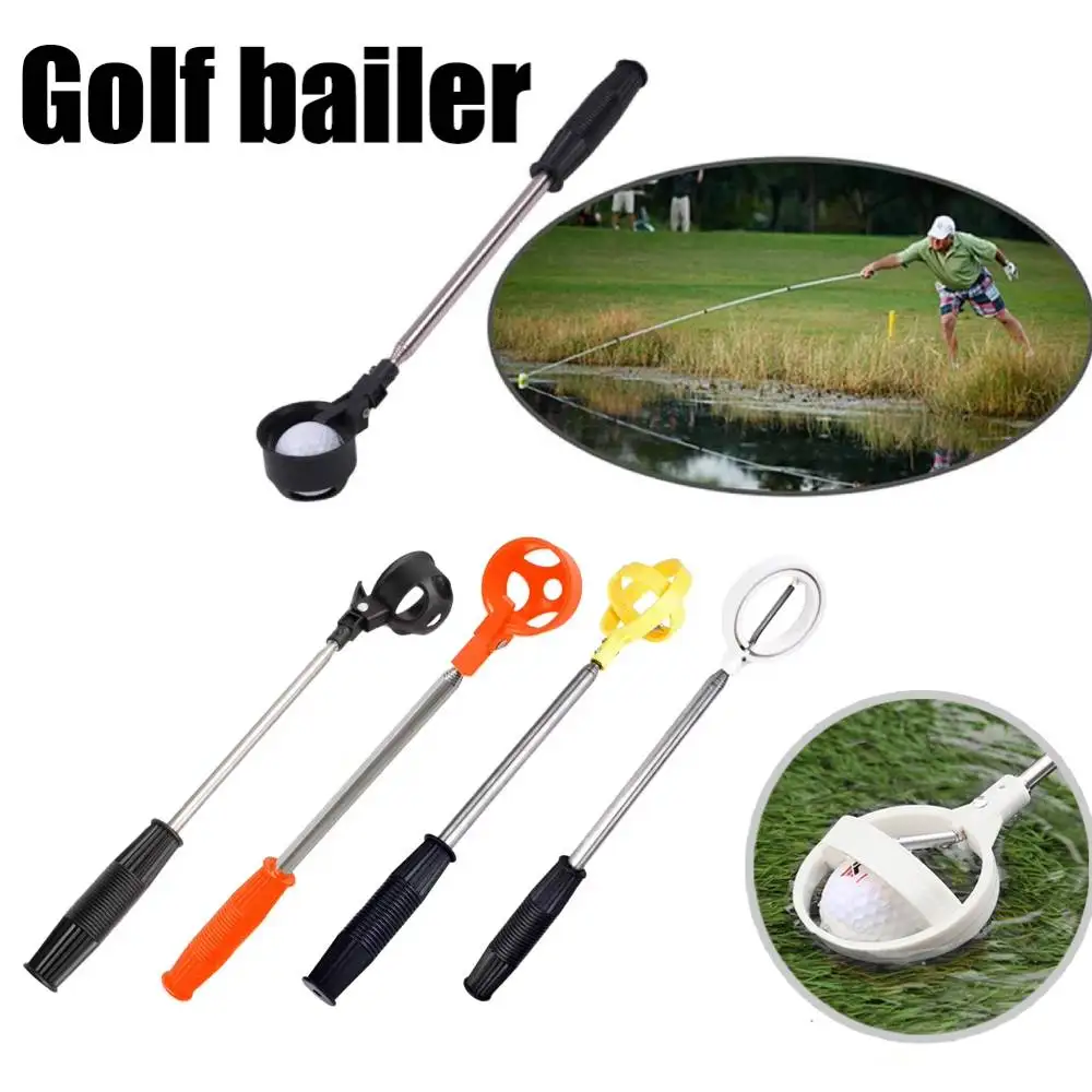 Golf Ball Retriever for Water Stainless 8 Sections Telescopic Extandable Golf Ball Picker Pick up Tool Golf Accessories