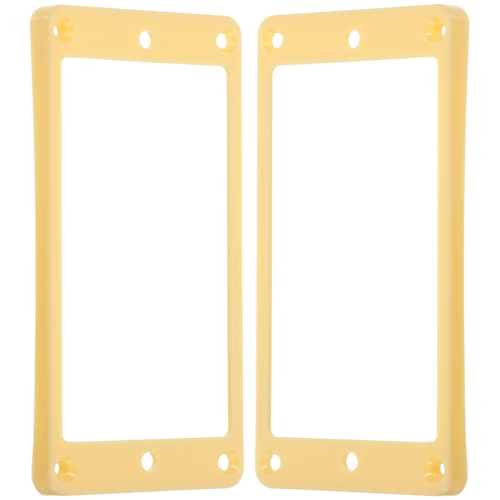 

2Pcs Pickup Frames Electric Guitar Pickup Plastic Cover Protective Frame Replacement Part Noise Reduction Sound Improvement