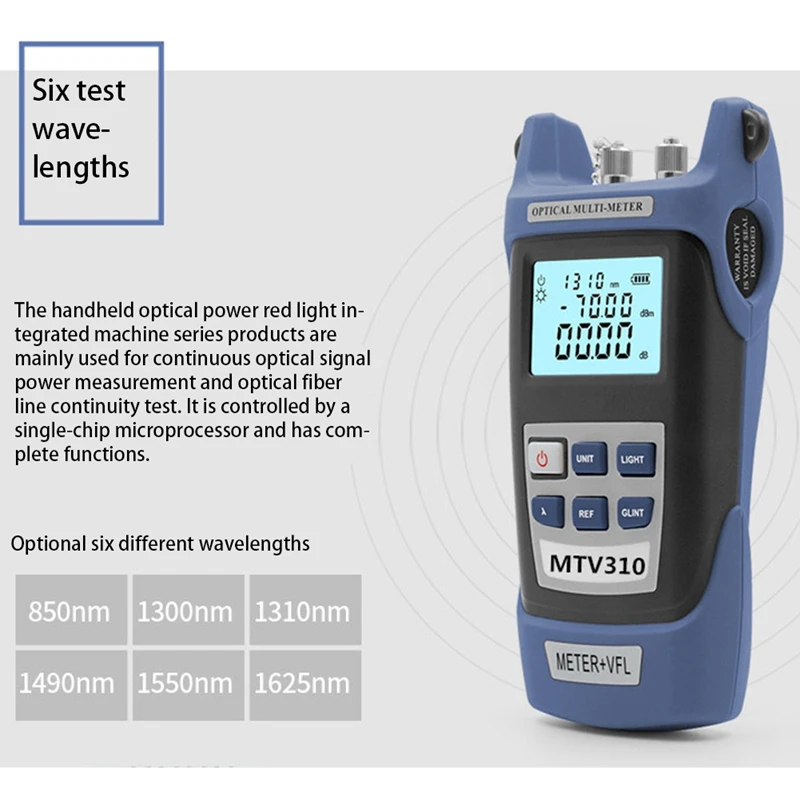 NEW-Optical Fiber Power Meter With Light Source SC FC ST Connector Optical Test Equipment For Communication Engineering