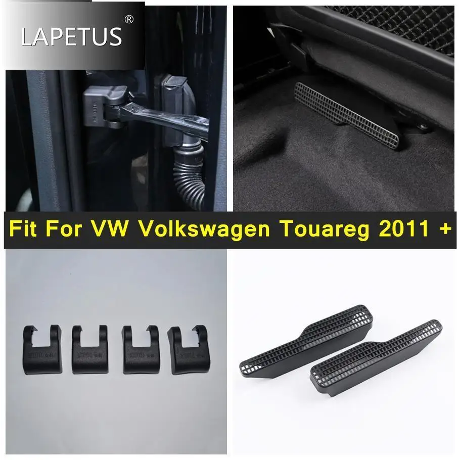 

Car Door Lock Stopper Limiting / Seat Bottom AC Duct Vent Cover Trim For VW Volkswagen Touareg 2011 - 2018 Interior Accessories