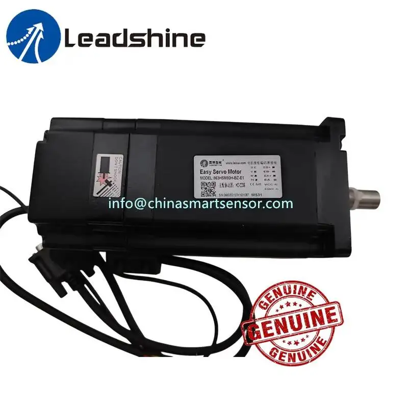 Leadshine 3 Phase Easy Servo Motor 863HSM80H-BZ-E1 with Brake Closed Loop Stepper 220 230VAC 8 N.m Torque for Precision Control