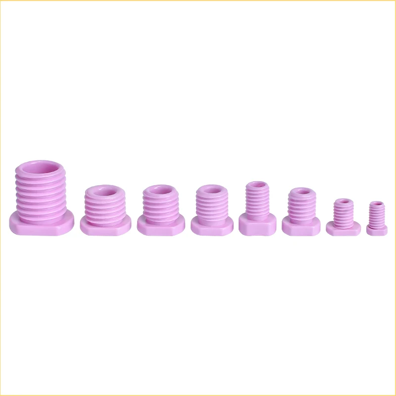 WESTCREEK 20pcs Alumina Ceramic Coil with Threaded Eye Wire Nipple M8 M12 M14 M16 M18 M20 M24