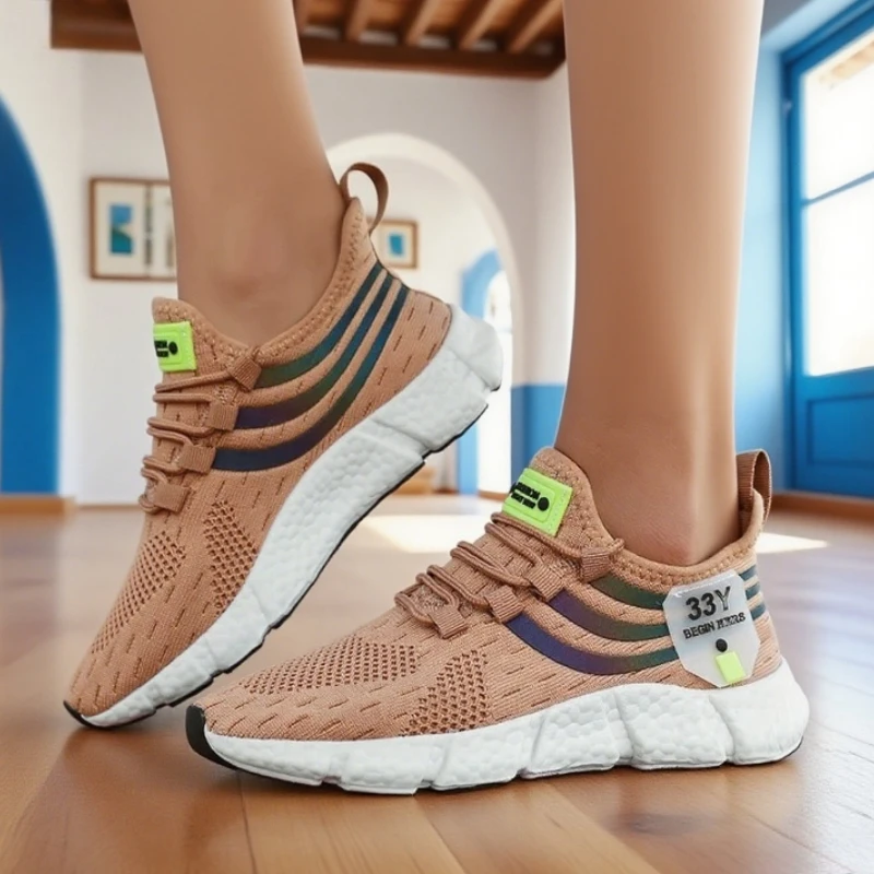 

Женские кроссовки, роскошные брендовые дышащие удобные модные кроссовки для бега, уличные кроссовки Tenniscasual, легкая прогулочная обувь на платформе