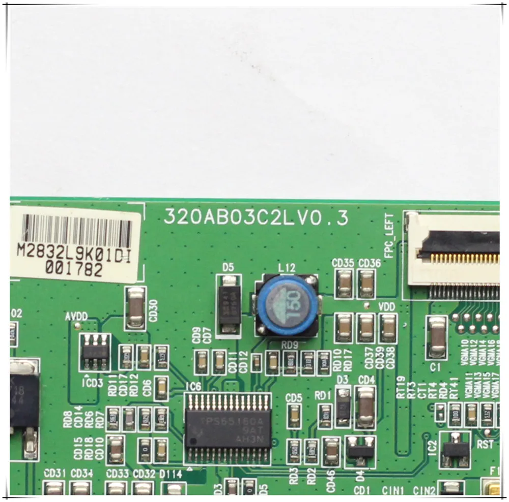 320AB03C2LV0.3 Tcon Board for 32'' TV Logic Board for LJ94-02832K 32S550A LTZ320AP01 ...etc. Test Board Original Circuit Board