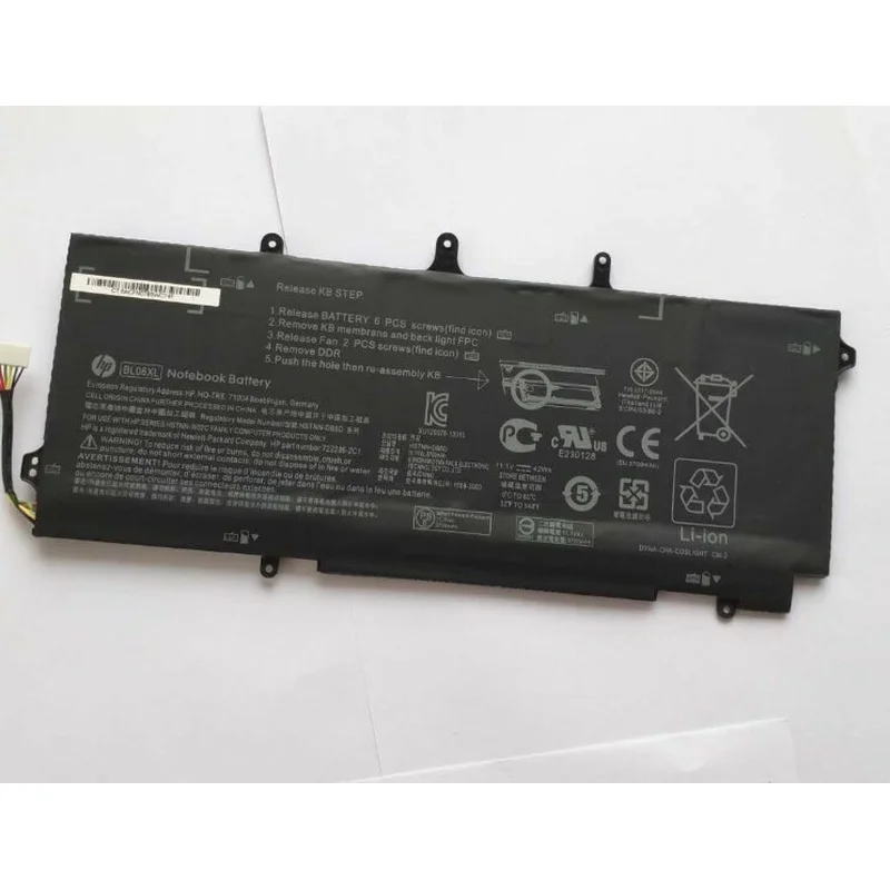 Authentic BL06XL BL06042XL Battery Suitable for HP EliteBook 1040 G0 G1 g2 HSTNN-DB5D