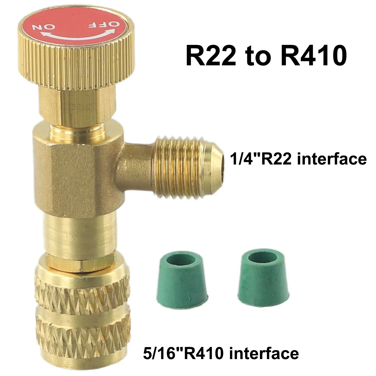 

R410A Refrigeration Charging Safety Valve Air Conditioning Adapter Liquid Safety Valve Copper CNC Machine Tool Parts