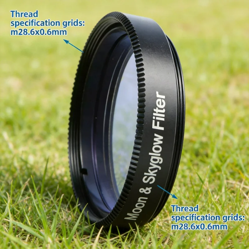 

Фильтр Angeleyes 1.25 дюйма для телескопов: фильтр Moon & Skyglow, линзы, оптическое стекло, резьба M28.6*0.6мм