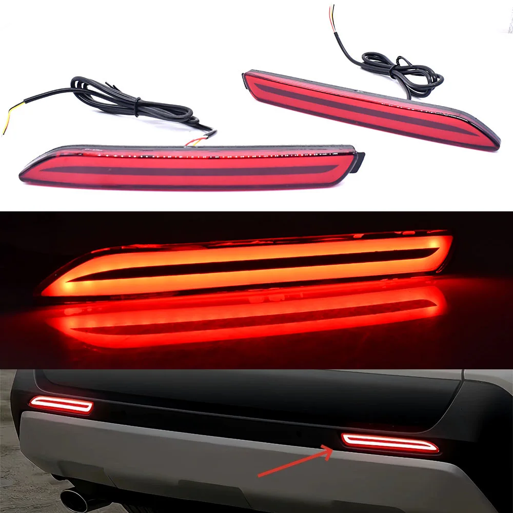 LED Car Rear Bumper Reflector Tail Brake Light For Toyota RAV4 Camry Reiz WISH SIENNA Innova Lexus ISF GX470 RX300 5630 Matrix