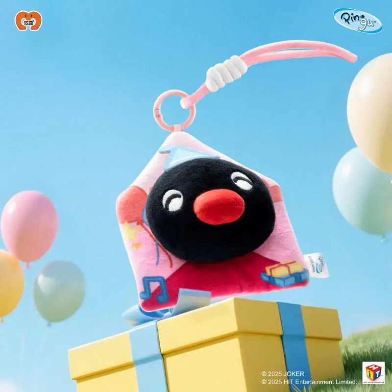 

Pingu Official Licensed Youmai Letters From The South Series Plush Doll Pendant Authentic Store Backpack Hanging Ornament Gift