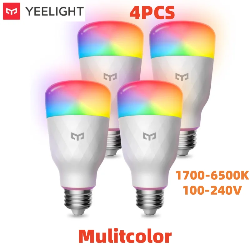 Yeelight スマートLEDライト (マルチカラー対応) E26 4個 Yeelight スマートLEDライト (マルチカラー対応) E26 4個の通販 by KF