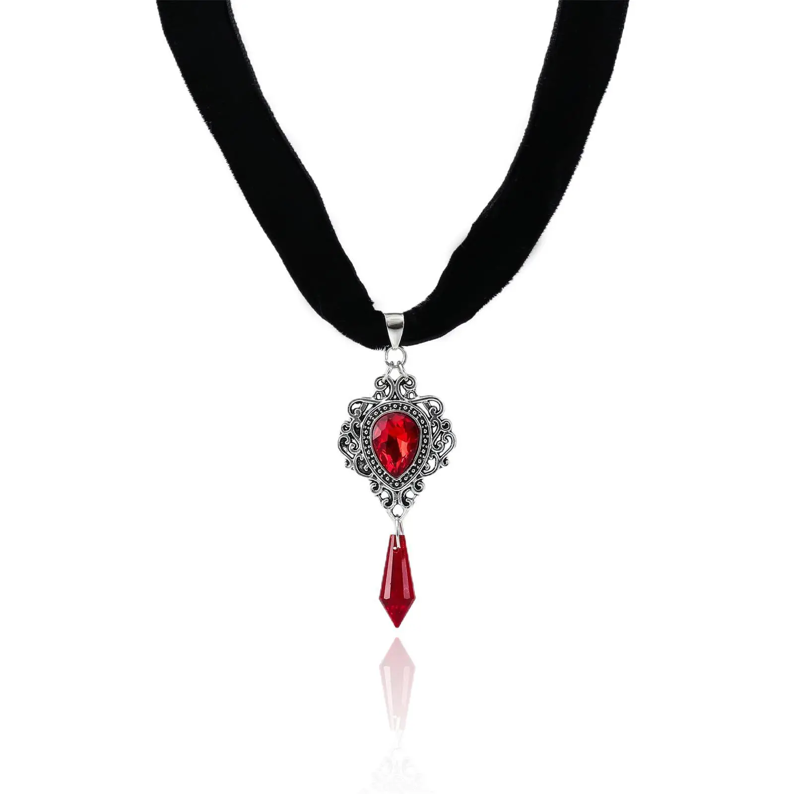 قلادة قلادة من المخمل القوطي من Naszyjnik Collares Con Colgante Charm Regalos Mujer