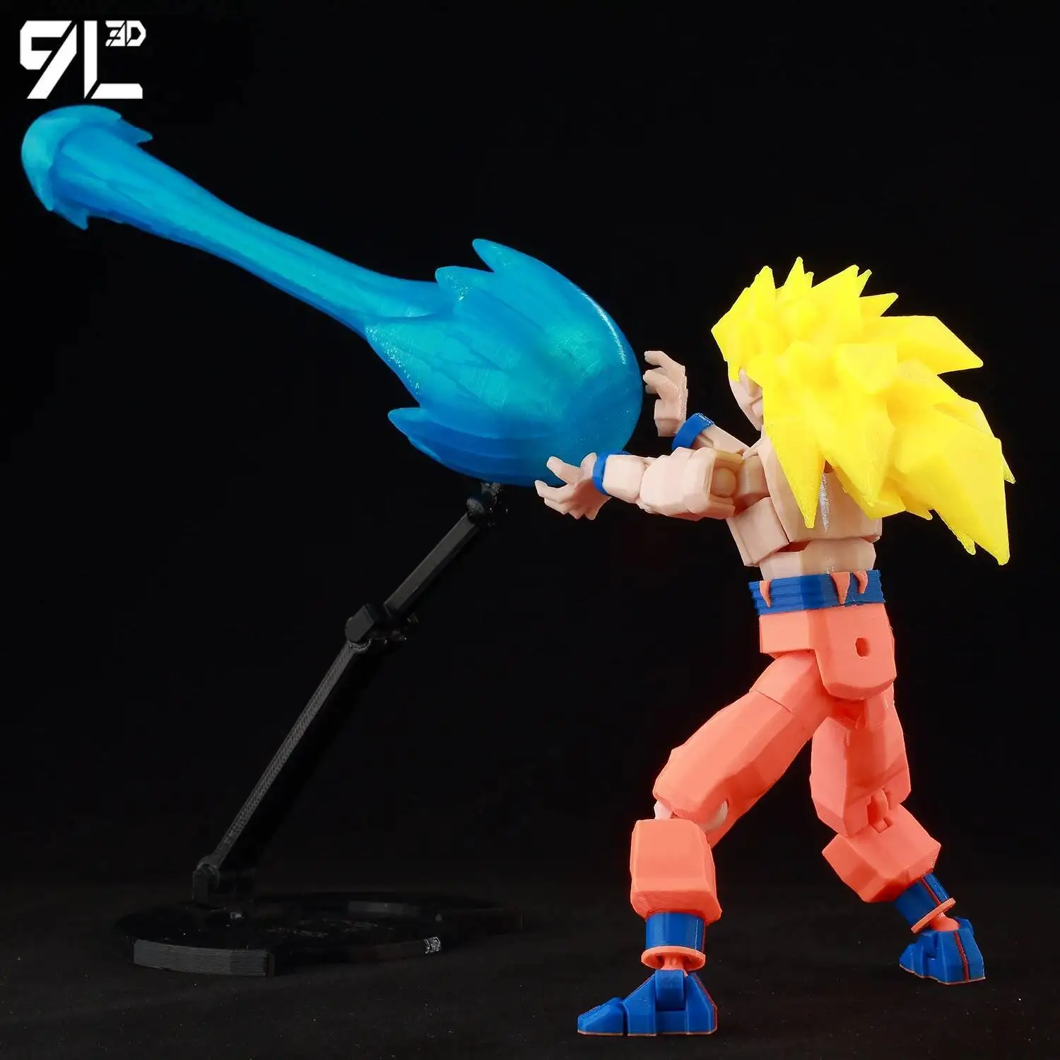 9L3D マルチジョイント関節ドラゴンボール悟空超サイヤ人 3 雷効果ピース Dummy13 Lucky13 T13 ストレスリリーフモデルおもちゃ