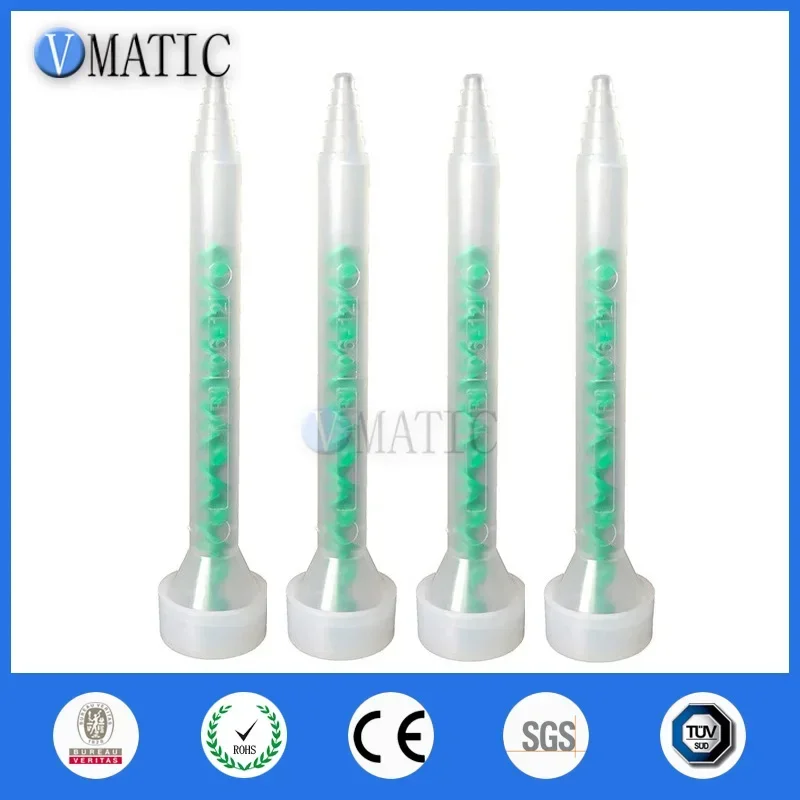 Free Shipping Resin Dynamic Mixer MR06-12 Mixing Nozzles Plastic Static Mixer Tube For Glue Machine Filling