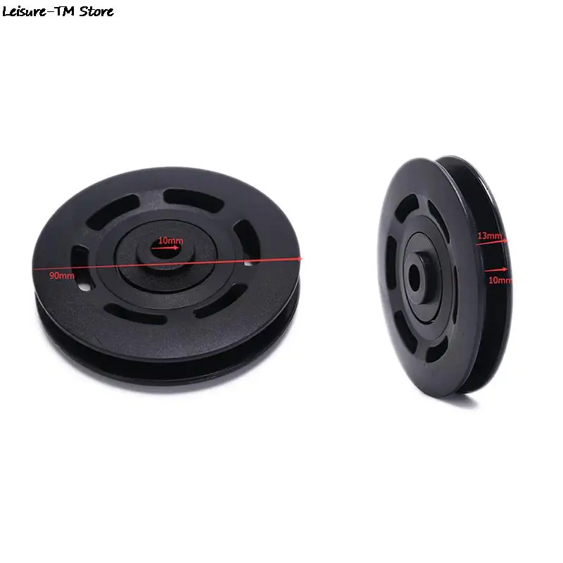 Bearing Pulley 50mm / 90mm Wearproof Nylon Bearing Pulley Wheel Cable Gym Universal Fitness Equipment Part