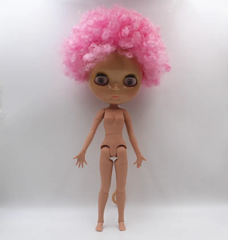 

Free Shipping big discount RBL-25034J DIY Nude Blyth doll birthday gift for girl 4color big eye with beautiful Hair cute toy