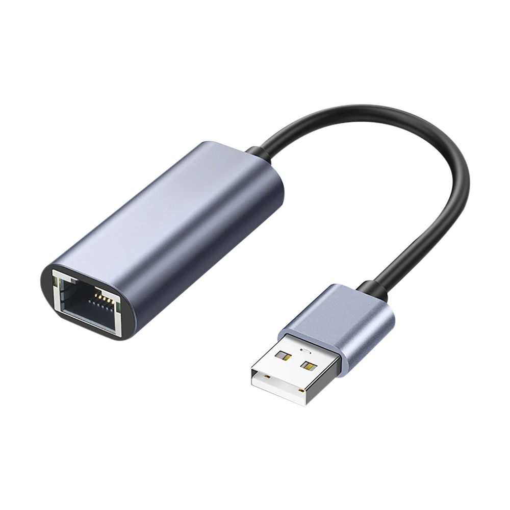 RTL8153/ RTL8152B Chips adaptador Ethernet USB/tipo-c a RJ45 tarjeta de red cableada 100/1000Mbps para PC con Windows