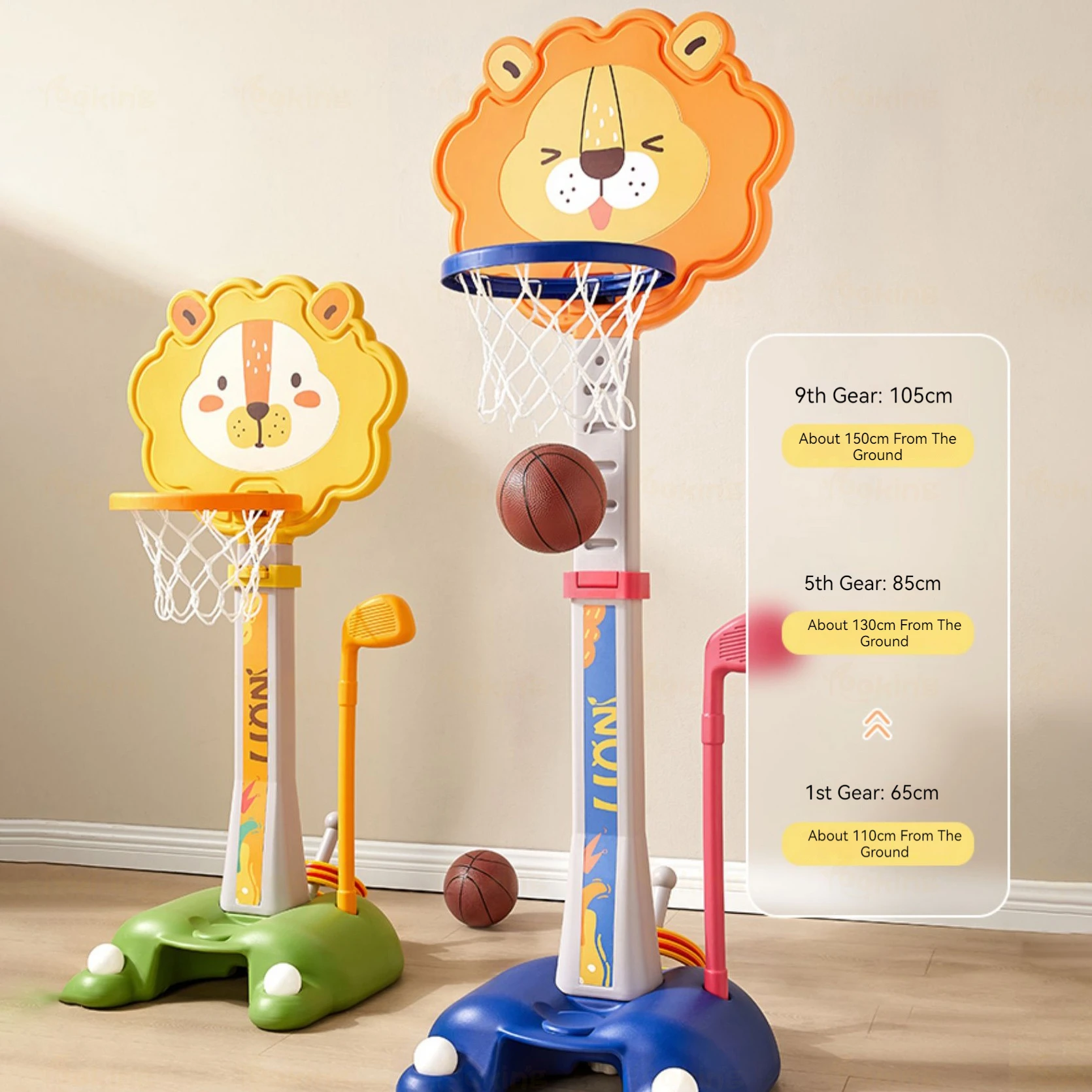 Good Quality Team Indoor Basketball Stand Fun Puzzle Toys Children Educational Toys Adjustable Height Portable Basketball Hoop