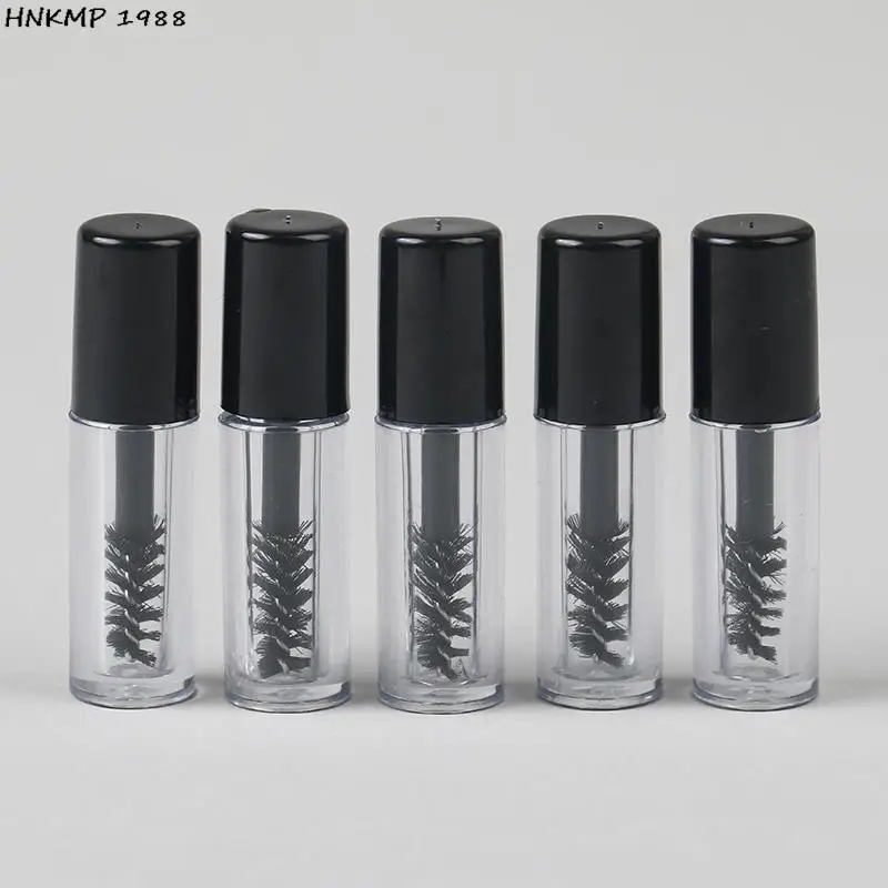 New Empty Mascara Bottles With Wand Refillable 5Pcs 0.8ml Empty Mascara Tube DIY Wand Eyelash Cream Container Liquid Bottle