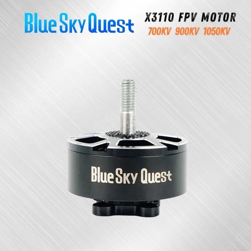 

BlueSkyQuest 1Pc X3110 700KV 900KV 1050KV 2-6S Brushless Replacement Parts Motors for FPV Drones