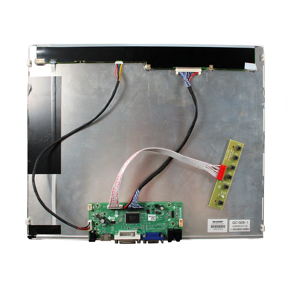 Lq170e1lg21 1280x1024 Lcd Tft Display 17'' Lcd Panel 30pin Lvds Transparent Lcd Display And Hd-Mi Dvi Vga M.Nt68676 Driver Board