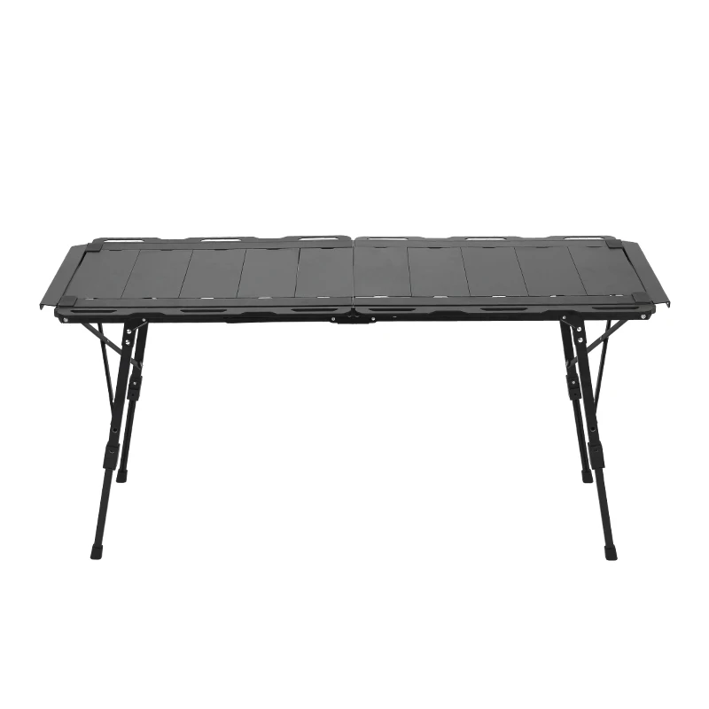 New Arrival Outdoor Grill Table 5 Unit Aluminum IGT Table Portable Ultralight Aluminum Alloy Korea Camping Bbq Table