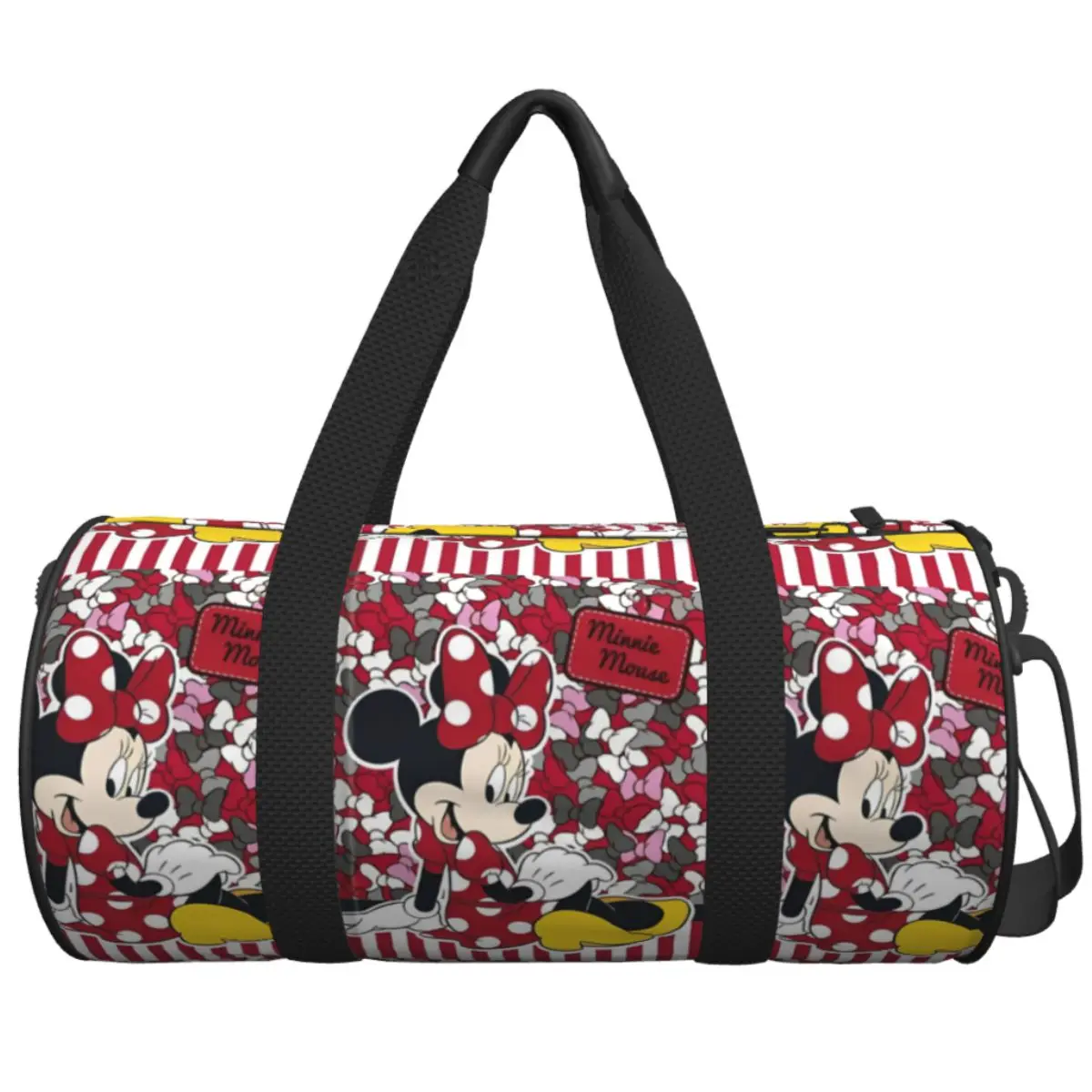

Дорожная сумка с принтом Минни Маус, тренировочная спортивная сумка, дизайн для пары, большая вместимость, забавные спортивные сумки для фитнеса, сумкиWeekend